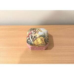 Vintage Andrea by Sadek Trinket Jewelry Box Lid Hinge Victorian Couple